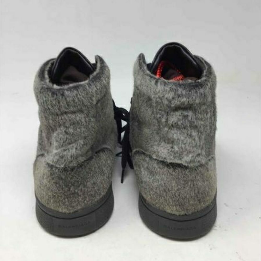 BALENCIAGA Calf Hair Hi-Top Sneakers 41 - Picture 3 of 5